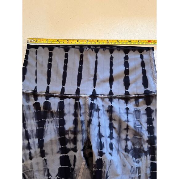 076 LULULEMON Wunder Under Crop HR 6 Shibori Magnet Grey Black Night - Picture 4 of 6